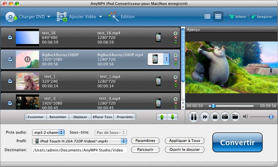 AnyMP4 iPod Convertisseur pour Mac