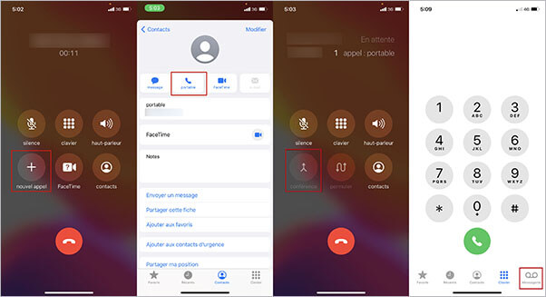 Enregistrer un appel iPhone sans apps tierces