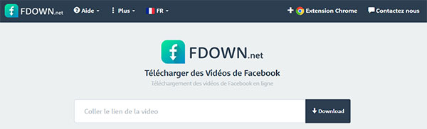 Télécharger un Reel Facebook avec FDOWN.net
