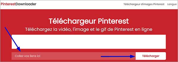 Télécharger une vidéo Pinterest avec Pinterest Video Downloader