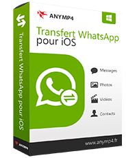 Transfert WhatsApp pour iOS Boîte