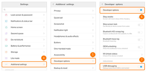 Activer le débogage USB sur Xiaomi