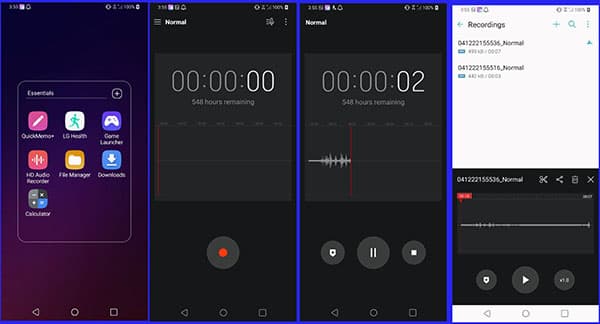 Enregistreur audio Android