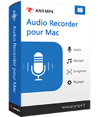AnyMP4 Audio Recorder pour Mac