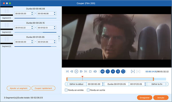 Couper la vidéo Blu-ray