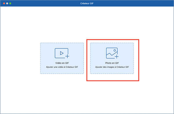 Choisir Photos en GIF