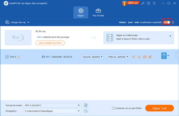 Activer l'accélération matérielle
