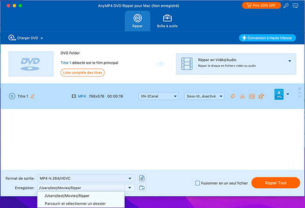 Enregistrer et copier le DVD