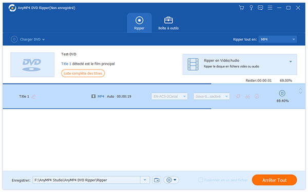 Ripper DVD avec AnyMP4 DVD Ripper