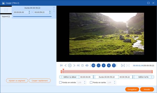 Couper la vidéo