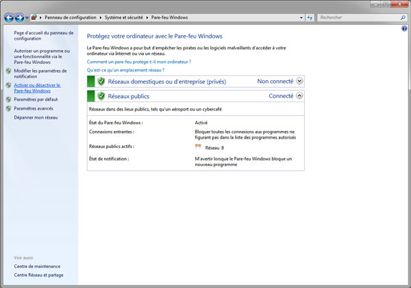 Pare-feu Windows