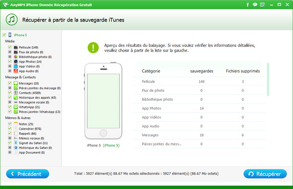 Analyser des données iPhone