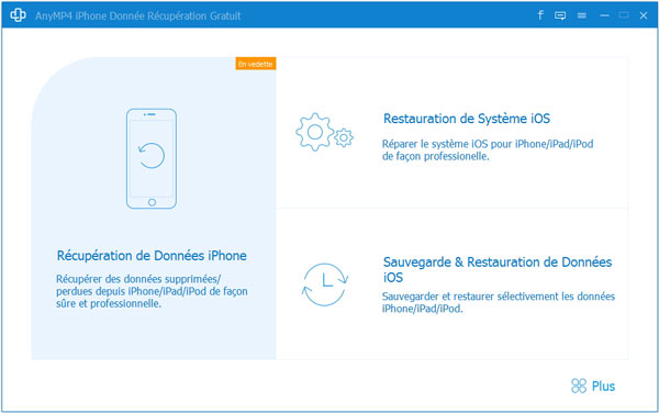 Démarrer iPhone Donnée Récupération Gratuit