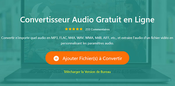 Convertir WAV en MP3 par Convertisseur Audio Gratuit