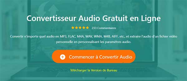 AnyMP4 Convertisseur Audio Gratuit en Ligne