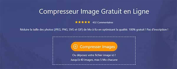 AnyMP4 Compresseur Image Gratuit en Ligne