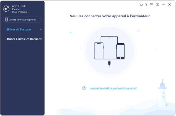 Connecter iPhone à iOS Cleaner