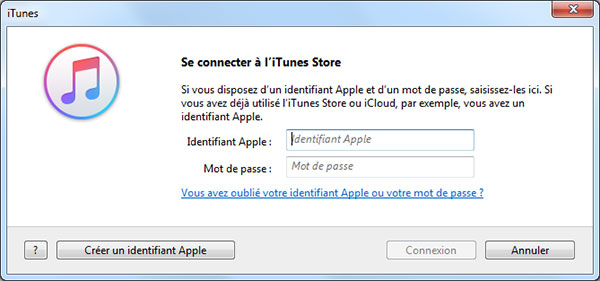 Mot de passe iTunes