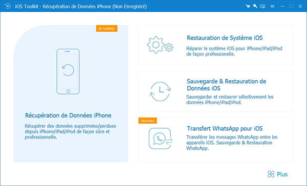 Interface d'iOS Toolkit