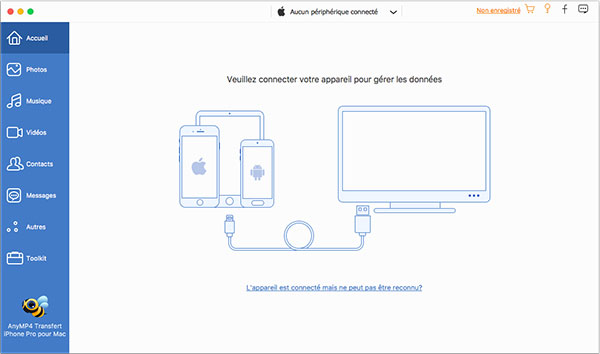 Ouvrir Transfert iPhone Pro pour Mac
