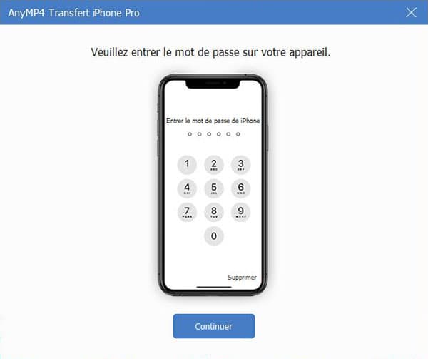 Entrer le mot de passe iOS 13