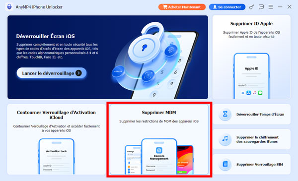 Connecter l’iPhone/l’iPad