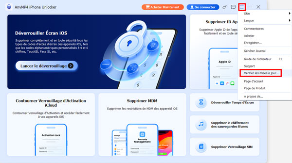 Vérifier les mises à jour