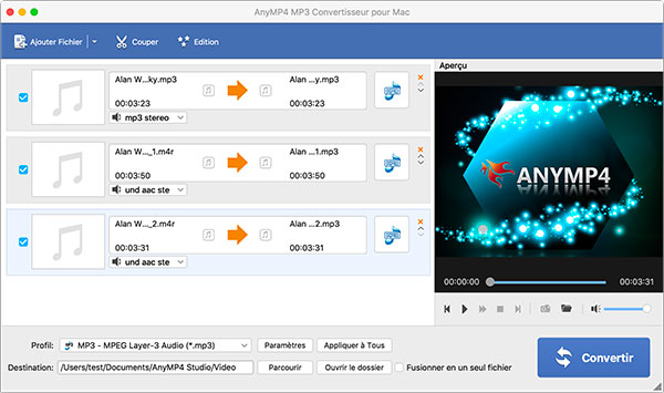 Ajouter les fichiers vidéo et audio