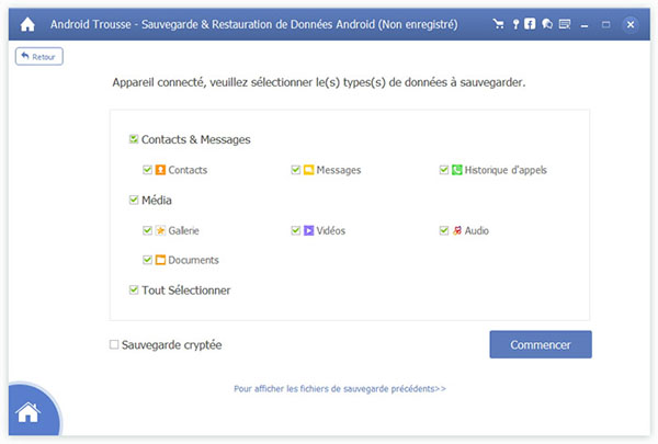 Scanner des données Android