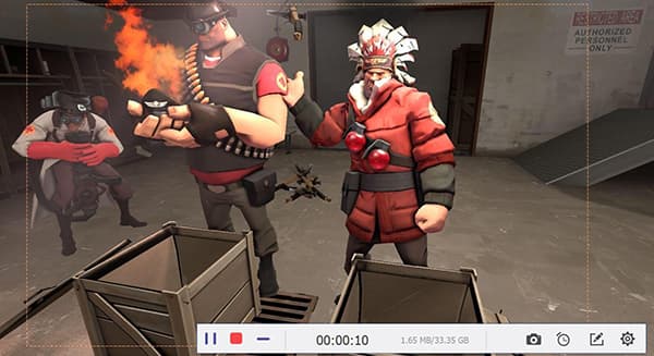 Enregistrer la vidéo TF2