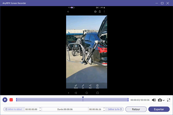 Enregistrer une vidéo sur Android