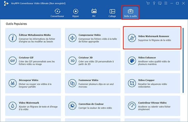 Sélectionner Video Watermark Remover