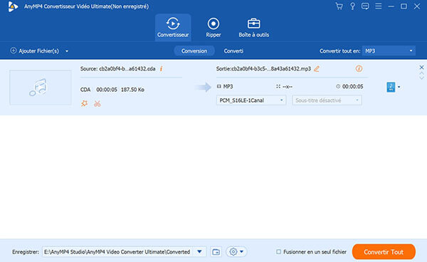Importer le fichier CDA