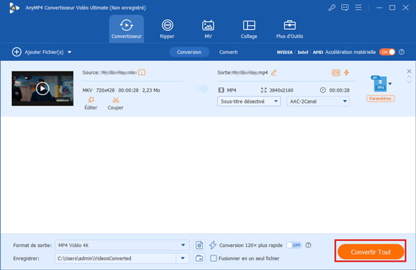 Convertir HEVC en MP4