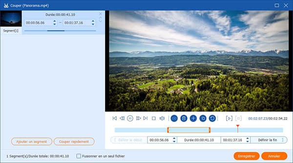 Couper une vidéo FLV