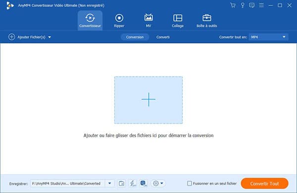 L'interface de Convertisseur Vidéo Ultimate