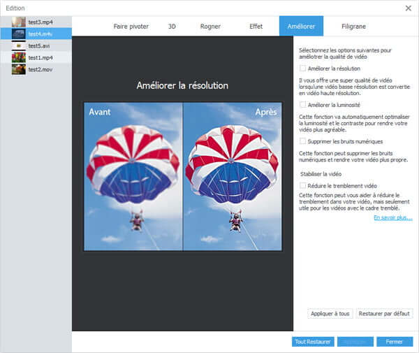 Augmenter La Qualité D Une Vidéo Comment améliorer la qualité vidéo - AnyMP4 Vidéo Enhancer