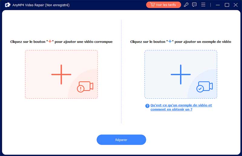 Interface de Video Repair