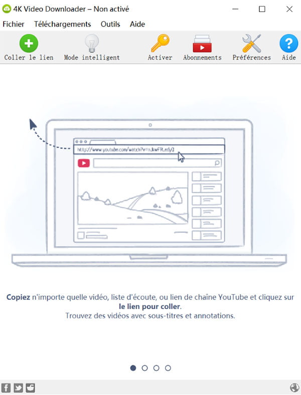 Télécharger une musique Instagram avec 4K Video Downloader+