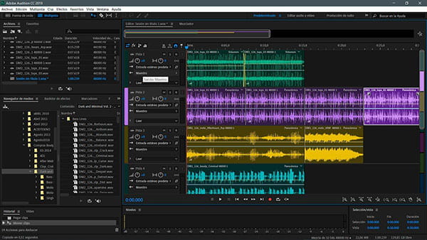 Logiciel pour enregistrer de la musique : Adobe Audition