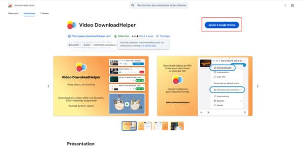 Télécharger une vidéo France.tv avec une extension de navigateur