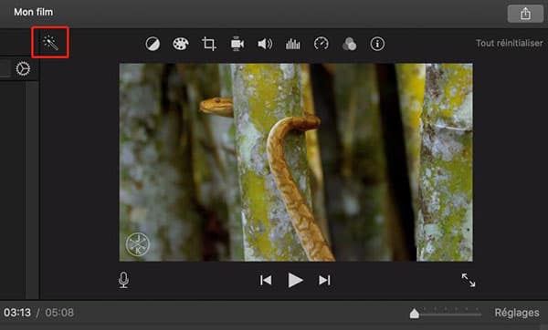 Améliorer la qualité d'une vidéo MP4 avec iMovie