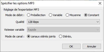 Compresser MP3 avec Audacity