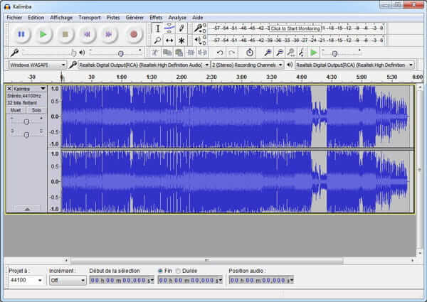 Enregistreur MP3 - Audacity