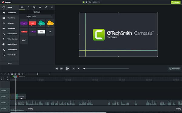 Enregistreur MP4 - Camtasia