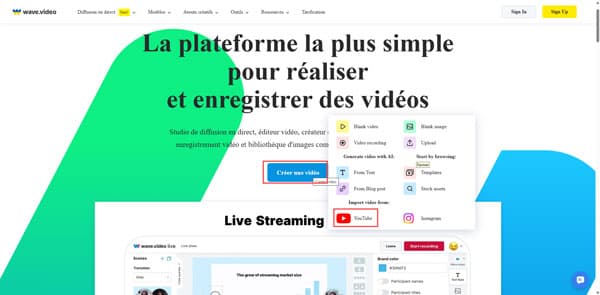 Choisir YouTube
