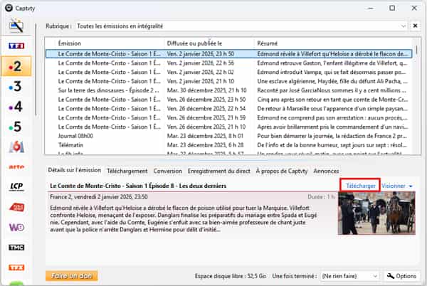 Cliquez sur le bouton Télécharger