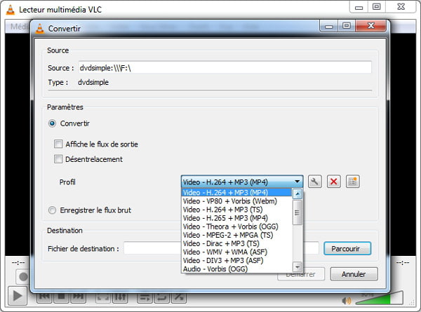 Convertir DVD en MP4