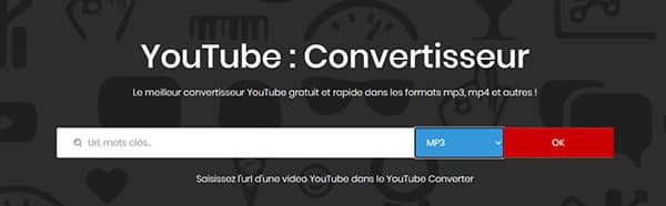 Convertir YouTube en MP4 sur notube.net