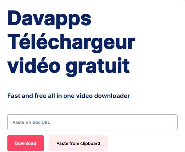 Télécharger Dailymotion en MP3 avec Davapps Téléchargeur vidéo gratuit